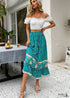 Boho Skirts in Blue Love in Mist For Women